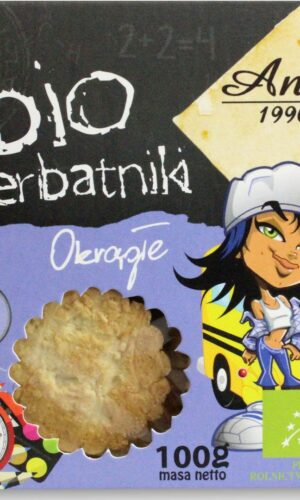 HERBATNIKI OKRĄGŁE BIO 100 g - BIO ANIA