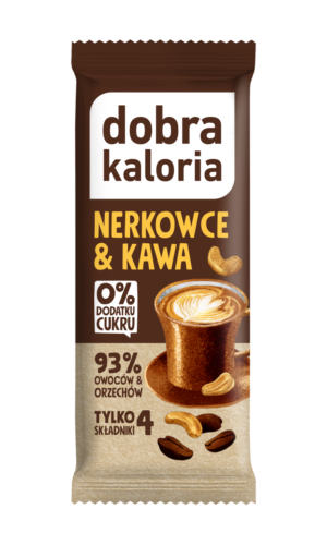 BATON DAKTYLOWY NERKOWCE & KAWA BEZ DODATKU CUKRÓW 35 g - DOBRA KALORIA