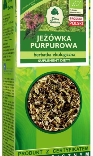 HERBATKA Z JEŻÓWKI PURPUROWEJ BIO 50 g - DARY NATURY