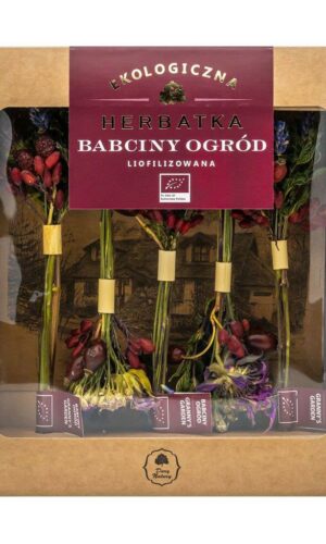 HERBATKA NA PATYKU BABCINY OGRÓD LIOFILIZOWANA BIO (5 x 4,5 g) 22,5 g - DARY NATURY