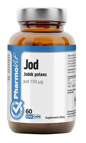 JODEK POTASU (150 µg) BEZGLUTENOWY 60 KAPSUŁEK - PHARMOVIT (CLEAN LABEL)