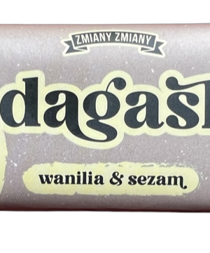 BATON BAKALIOWY O SMAKU CHAŁWY "MADAGASKAR"  BEZGLUTENOWY 40 g - ZMIANY ZMIANY