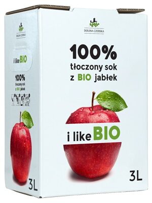 SOK JABŁKOWY NFC BIO 3 L - DOLINA CZERSKA