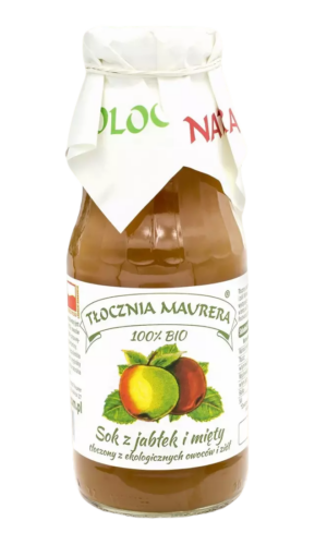 SOK JABŁKOWY Z MIĘTĄ NFC BIO 300 ml - TŁOCZNIA MAURERA