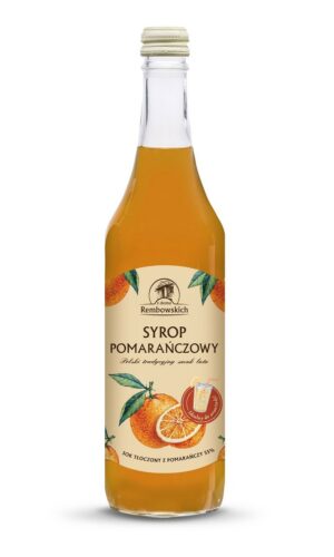 SYROP POMARAŃCZOWY 500 ml - REMBOWSCY