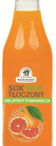 SOK GREJPFRUT - POMARAŃCZA NFC 250 ml - REMBOWSCY