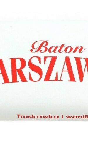 BATON TRUSKAWKOWY Z WANILIĄ BEZGLUTENOWY 50 g - BATON WARSZAWSKI