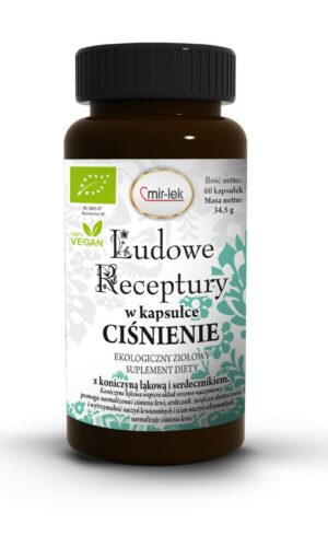 KAPSUŁKI NA CIŚNIENIE KRWI BIO (60 szt.) 27 g - MIR-LEK (LUDOWE RECEPTURY)