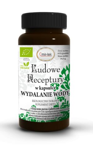 KAPSUŁKI NA WYDALANIE WODY BIO (60 szt.) 30,6 g - MIR-LEK (LUDOWE RECEPTURY)