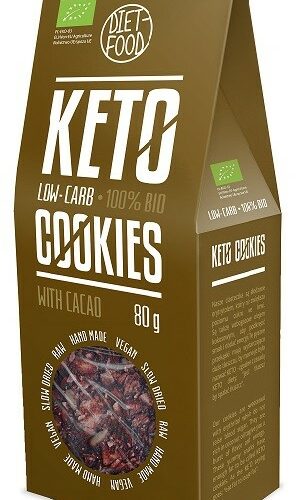 CIASTKA KAKAOWE KETO BIO 80 g - DIET-FOOD
