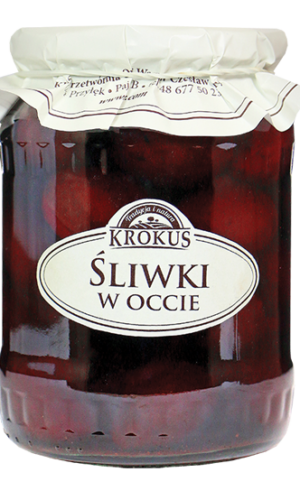ŚLIWKI W OCCIE BEZGLUTENOWE 500 g (250 g) - KROKUS