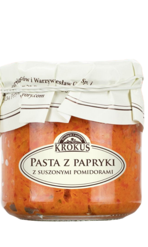 PASTA Z PAPRYKI Z SUSZONYMI POMIDORAMI BEZGLUTENOWA 180 g - KROKUS