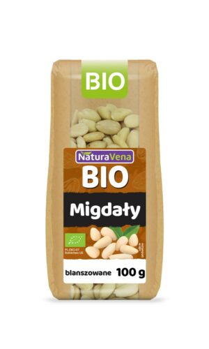 MIGDAŁY BLANSZOWANE BIO 100 g - NATURAVENA