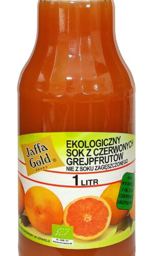 SOK Z CZERWONYCH GREJPFRUTÓW NFC BIO 1 L - JAFFA GOLD