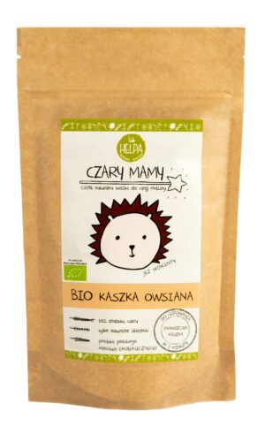 KASZKA OWSIANA BEZ DODATKU CUKRÓW BIO 200 g - HELPA