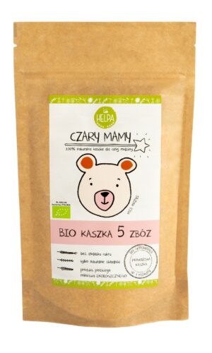 KASZKA 5 ZBÓŻ BEZ DODATKU CUKRÓW BIO 200 g - HELPA