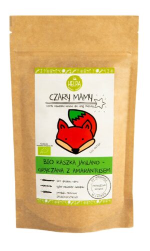 KASZKA JAGLANO - GRYCZANA Z AMARANTUSEM BEZ DODATKU CUKRÓW BIO 200 g - HELPA
