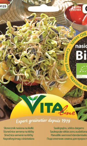 NASIONA SŁONECZNIKA BIO NA KIEŁKI 30 g - VITA LINE (41142CGN0BS, 62909CMN0CS, 41135CGN0BS,21944CGN0AS,0112042CGN0DS,VG6271)