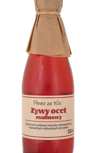OCET MALINOWY ŻYWY 330 ml - PROSTO ZE WSI