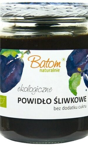 POWIDŁA ZE ŚLIWKI WĘGIERKI BEZ DODATKU CUKRÓW BIO 270 g - BATOM
