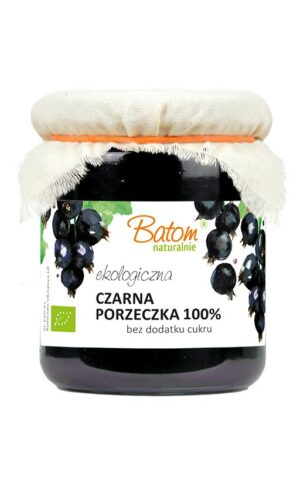 CZARNA PORZECZKA 100 % BEZ DODATKU CUKRÓW BIO 260 g - BATOM