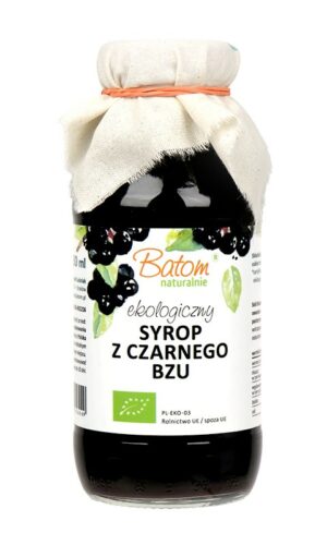 SYROP Z CZARNEGO BZU BIO 330 ml - BATOM