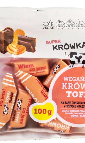 KRÓWKI O SMAKU TOFFI BEZMLECZNE BEZGLUTENOWE BIO 100 g - ME GUSTO (SUPER KRÓWKA)