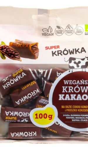 KRÓWKI KAKAOWE BEZMLECZNE BEZGLUTENOWE BIO 100 g - ME GUSTO (SUPER KRÓWKA)
