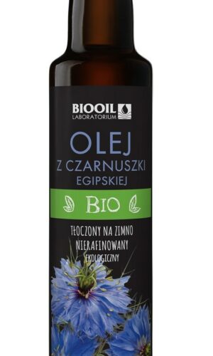 OLEJ Z CZARNUSZKI TŁOCZONY NA ZIMNO BIO 250 ml - BIOOIL