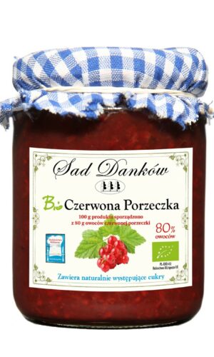 CZERWONA PORZECZKA 80 % BIO 260 g - SAD DANKÓW