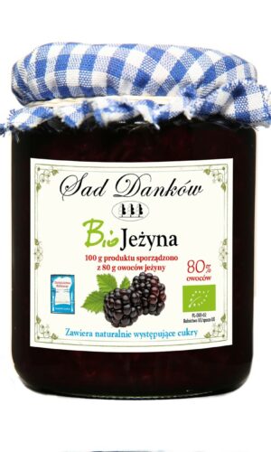 JEŻYNA 80 % BIO 260 g - SAD DANKÓW