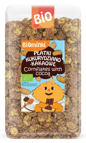 PŁATKI KUKURYDZIANO-KAKAOWE BIO 300 g - BIOMINKI