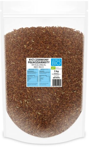 RYŻ CZERWONY PEŁNOZIARNISTY BIO 5 kg - HORECA (BIO PLANET)