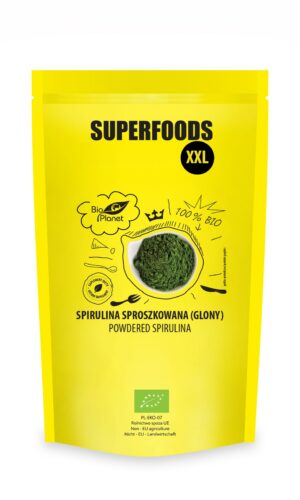 SPIRULINA SPROSZKOWANA BIO 600 g - BIO PLANET