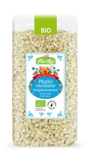 PŁATKI OWSIANE BEZGLUTENOWE BIO (POLSKA) 350 g - BIO RAJ