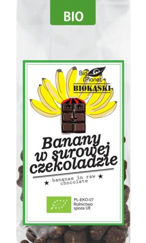 BANANY W SUROWEJ CZEKOLADZIE BIO 100 g - BIO PLANET