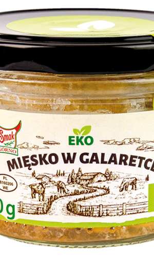 MIĘSKO W GALARETCE BIO 180 g - SMAK EKO