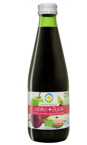 SOK JABŁKOWO - BURACZKOWY NFC BEZGLUTENOWY BIO 300 ml - BIO FOOD