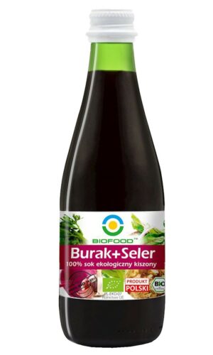 SOK Z BURAKÓW I SELERÓW KISZONYCH NFC BEZGLUTENOWY BIO 300 ml - BIO FOOD