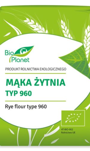 MĄKA ŻYTNIA TYP 960 BIO 1 kg - BIO PLANET