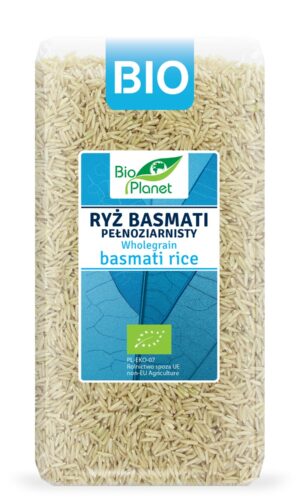 RYŻ BASMATI PEŁNOZIARNISTY BIO 500 g - BIO PLANET