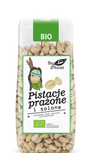 PISTACJE PRAŻONE I SOLONE BIO 100 g - BIO PLANET