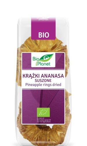 ANANAS SUSZONY KRĄŻKI BIO 100 g - BIO PLANET
