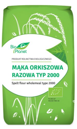 MĄKA ORKISZOWA RAZOWA TYP 2000 BIO 500 g - BIO PLANET