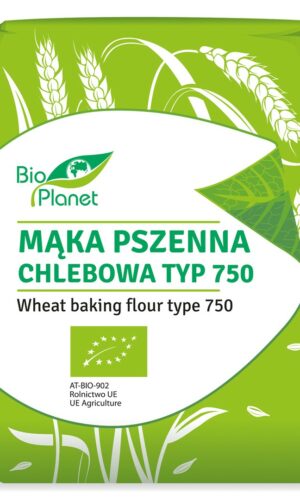 MĄKA PSZENNA CHLEBOWA TYP 750 BIO 1 kg - BIO PLANET
