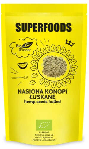 NASIONA KONOPI ŁUSKANE BIO 200 g - BIO PLANET
