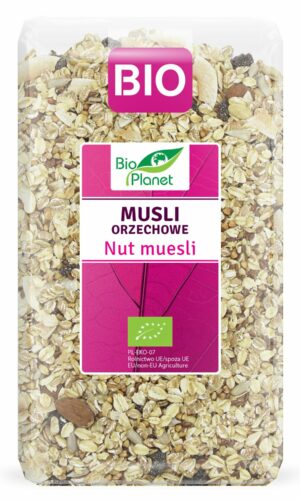 MUSLI ORZECHOWE BIO 600 g - BIO PLANET