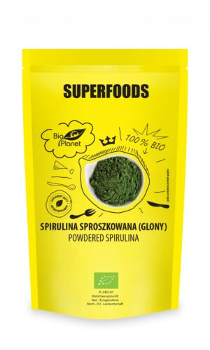 SPIRULINA SPROSZKOWANA BIO 200 g - BIO PLANET