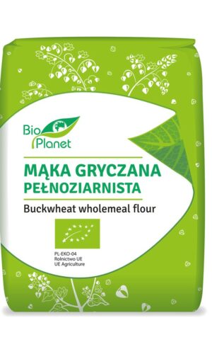 MĄKA GRYCZANA PEŁNOZIARNISTA BIO 1 kg - BIO PLANET