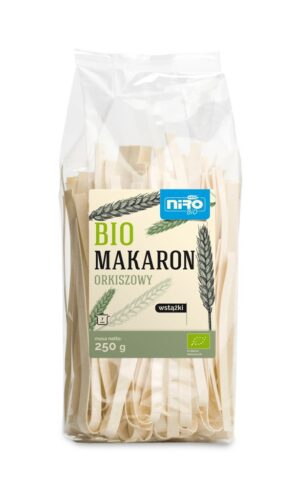 MAKARON (ORKISZOWY) WSTĄŻKI BIO 250 g - NIRO